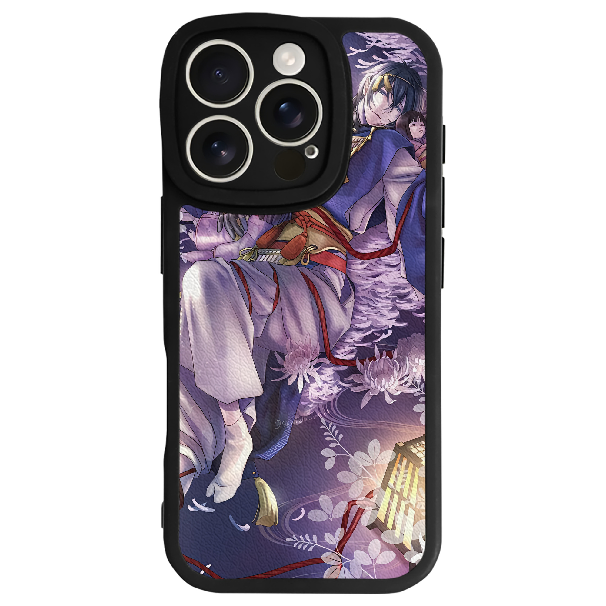 （画像用） 刀剣乱舞 Touken Ranbu 【iPhone 16シリーズ対応】シリコンスマホケース（レザー調） 材質：シリコン